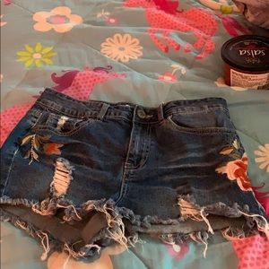 Jean shorts